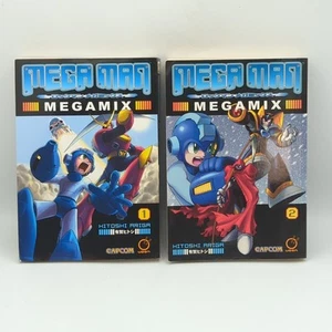 Mega Man Megamix Volume 1 & 2 Manga by Hitoshi Ariga, English Paperback - Imagen 1 de 13