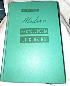 Vintage Meta Givens Modern Encyclopedia Of Cooking 1959 Hardcover 736 pages - Picture 1 of 8