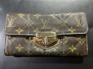 Authentic LOUIS VUITTON Monogram Etoile Portefeuille Sarah SP3063 Wallet Canvas - Picture 1 of 6