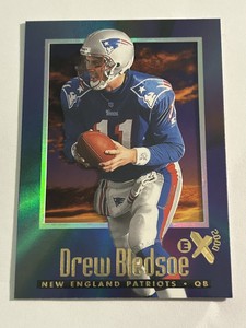 1997 SkyBox E-X 2000 Drew Bledsoe New England Patriots #49