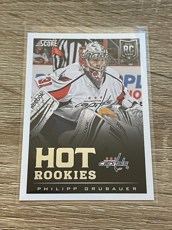 2013-14 Score Hot Rookies Philipp Grubauer RC #619 - Image 1 of 1