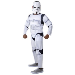Star Wars Stormtrooper Muscle Costume Boys S Small 6/7 Kids Halloween Dress Up