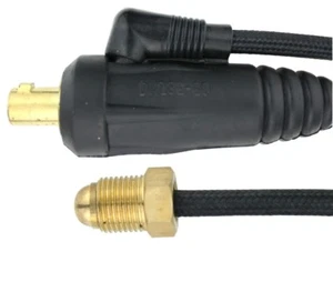 Dinse 35-70 TIG Torch Plug with Argon gas hose for 9 & 17 Series - LDT-917F - Picture 1 of 3