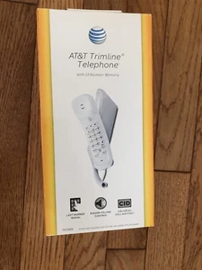 AT&T Trimline Corded Telephone With Caller ID Call Waiting TR1909 New  - Picture 1 of 5