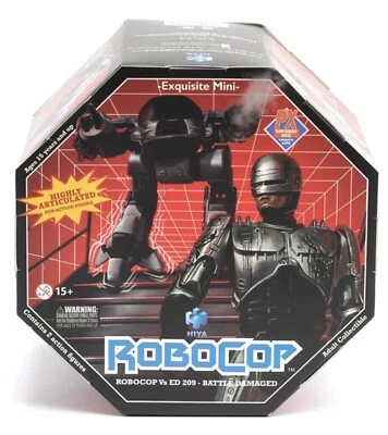 Robocop Battle Damaged Vs ED 209 2-Pack SDCC 2022 Convention Exclusive Sealed - Image 1 of 3