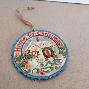 Jim Shore Heartwood Creek 2008 Home For Christmas Hanging Ornament #4011063  - Picture 1 of 2