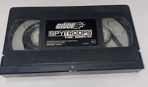 GI Joe Spy Troops The Movie 2003 VHS Tape Cartoon - Foto 1 di 9