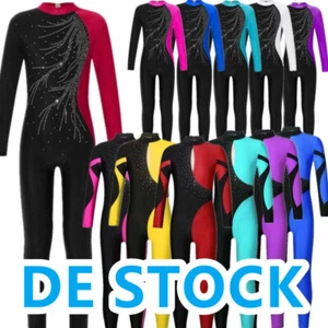DE iEFiEL Ballettanzug Ganzkörper Kinder Langarm Gymnastikanzug Trikot Leotard - Bild 1 von 92