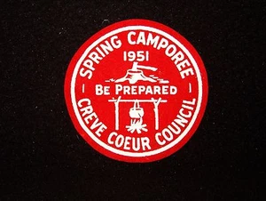 PFADFINDER CREVE COEUR CNCL 1951 FILZ CAMPO PP ILL - Bild 1 von 1