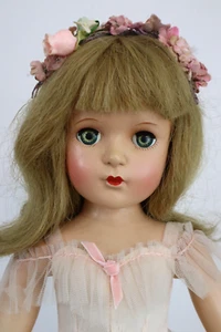Vintage 1950er R&B Nancy Lee Puppe 17" Arranbee Hartplastik mit Echthaar - Bild 1 von 10