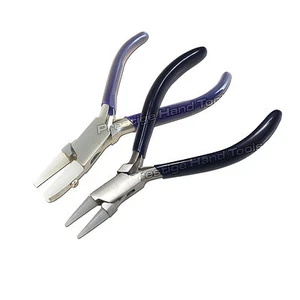 Double Nylon Jaw Round/Flat & round Nose pliers Jewellery Making tools 2 Pcs - Picture 1 of 1