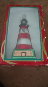 Kurt Adler Glass Blown Ornament Lighthouse - Picture 1 of 6