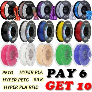 Creality 3D Printer Filament PLA/Hyper PLA/Silk/Hyper PETG/PETG 1.75mm 1KG/2.2lb - Picture 1 of 54