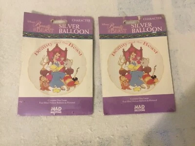 BALLOONS - disney's beauty and the beast Large 18”  Helium Set Of 2 - Image 1 of 4