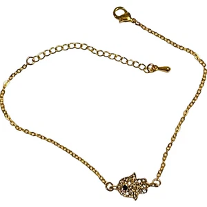 Hamsa Hand Ankle Bracelet Evil Eye Wrist Bracelet Anklet Protection Jewelry - Picture 1 of 6