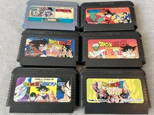 Famicom NES Dragon Ball Dragon Ball Z 6er Set Cartridge Nintendo getestet JPN Ver - Bild 1 von 10