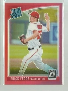 2018 Donruss Optic Red #177 Erick Fedde RR RC 39/99 (ref 76309) - Picture 1 of 1
