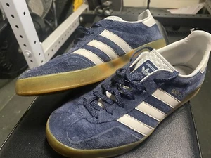 Adidas Gazelle Indoor Originals da uomo come nuove taglia 7,5 Legend Ink Preloved blu navy - Foto 1 di 10