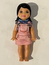 Barbie Careers Teacher Set Replacement Student Girl Doll Standing 4" Pink Dress