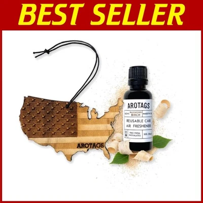 Backwoods Birch Car Air Freshener - Reusable & Long Lasting - Image 1 of 4