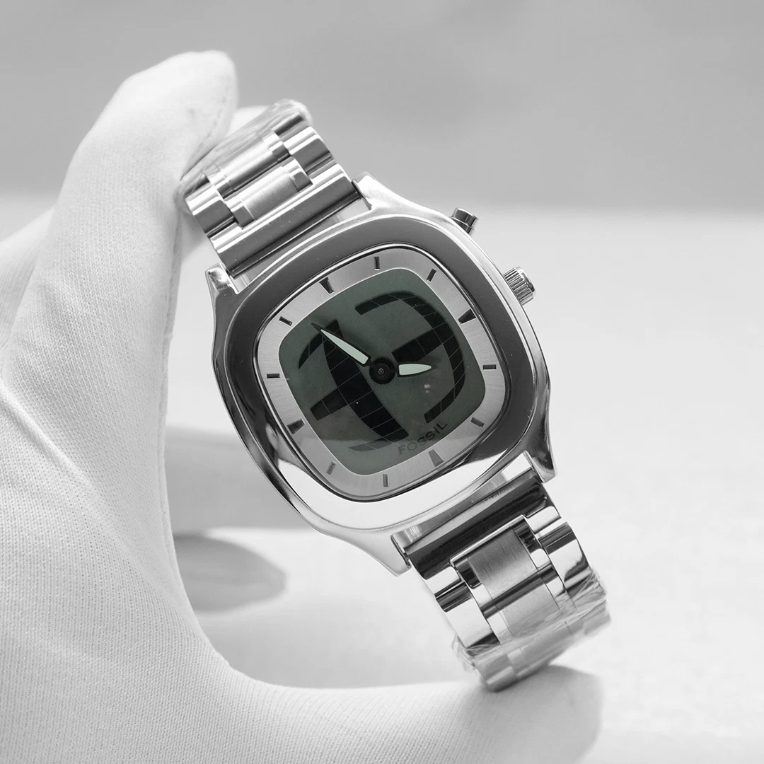 Fossil Big Tic模拟与数字男女成人腕表| eBay