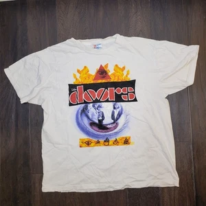 Vintage 90's The Doors White T Shirt Single Stitch XL Jim Morrison - Picture 1 of 9
