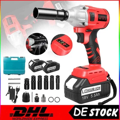 Akku Schlagschrauber 650Nm Elektrischer Drehschlagschrauber Für 18V Makita Akku - Bild 1 von 4