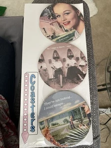 3 Fun Coasters From Innovative Designs 50s 60's Look Different Designs - Picture 1 of 4