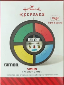 Simon Hallmark Magic Keepsake Christmas Ornament Light & Sound! Games NIB - Picture 1 of 6
