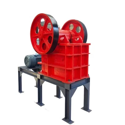 Trituradora de mandíbula 250*400 con motor para hormigón barita río guijarros trituradora de roca Foto 1 de 4