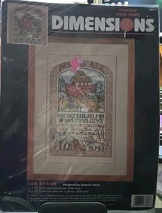 DIMENSIONES Kit Punto de Cruz Contado Side by Side 3803 ARCA de NOAHS - Imagen 1 de 4