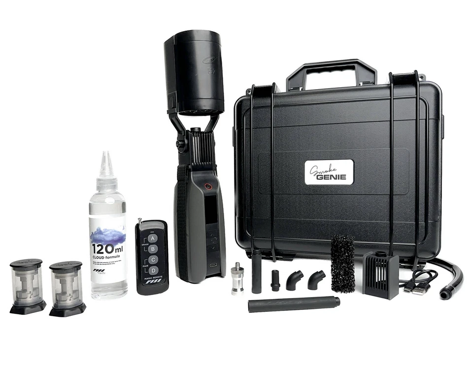 PMI SmokeGENIE Handheld Fog and Haze Machine Professional Kit- needs heat guard - Image 1 of 4