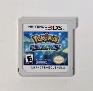Pokemon: Alpha Sapphire (Nintendo 3DS, 2014) Probado, Auténtico, Solo Cartucho - Imagen 1 de 3