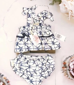 New 6/9-month Jessica Simpson Baby Girl 2 Pc Set Top and Bottoms NWT - Picture 1 of 1
