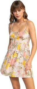 Roxy - Womens La Vida Strappy Mini Dress, Color White Viva La Vida, Size: - Picture 1 of 1