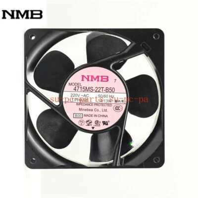 NMB Fan 4715MS-22T-B50 AC 220V 14/13W 120*120*38mm UPS Power Supply Cooling Fan - Image 1 of 4