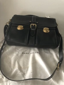 Marc Jacobs (eh. Des. v. Louis Vuitton) Leder Akten-Tasche Schwarz NP 2000.- - Imagen 1 de 12