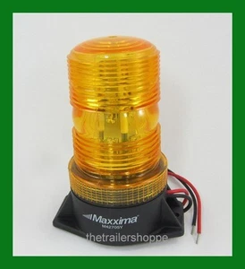 Estroboscópico de advertencia de baliza redonda intermitente de 5" 3 LED luz de montaje en superficie ámbar - Imagen 1 de 2