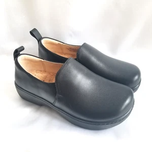 ALEGRIA DAMEN SLIPPER CLOG GRÖSSE 5,5/6 (36) matt schwarz SAUBER rutschfest Stillen - Bild 1 von 9