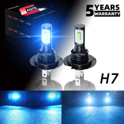 For Mercedes Benz ML350 2003-2015 Super Blue H7 8000k Headlight Low Beam 2pcs - Image 1 of 4
