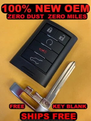 OEM CADILLAC SRX CTS WAGON MANDO A DISTANCIA SIN LLAVE TRANSMISOR 25843982 MEMORIA #1 Foto 1 de 3