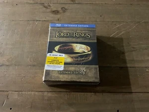 The Lord of the Rings: The Motion Picture Trilogy (Extended Edition Blu-ray) New - Picture 1 of 2