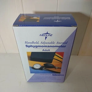 Medline Adult Handheld Adjustable Aneroid Sphygmomanometer, Blood Pressure Cuff - Picture 1 of 5
