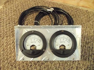 Bird 43 Thruline WattMeter Dual Meter / RMS / New Diamond Plate - Picture 1 of 3