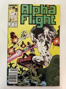 Alpha Flight #51 First Interior Artwork by Jim Lee Newsstand Edition VF/FN - Picture 1 of 10