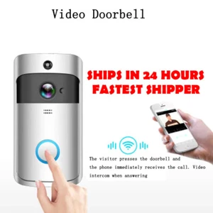 Smart WiFi Video Doorbell Wireless Intercom - Compare to RING - Ships in 24 hrs - Picture 1 of 13