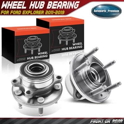 2x Conjunto de cojinete de cubo de rueda delantera o trasera para Ford Explorer Police Interceptor Foto 1 de 4