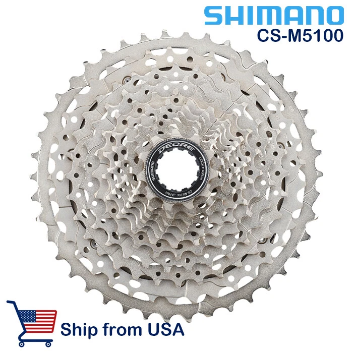 Shimano DEORE CS M5100 Cassette Sprocket 11 Speed 11-51T Mountain Bike MTB - Image 1 of 1