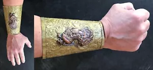 Römischer Offizier Kostüm Panzerung Armschutz Armband Ben Hur Caesar Film Requisite - Bild 1 von 12