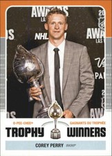 2011-12 O-Pee-Chee Trophy Winners #TW1 Corey Perry/Hart - NM-MT